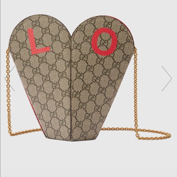 New 💕GUCCI VALENTINES DAY COLLECTION GG SUPREME love Bag ♥️SAINT VALENT… - Picture 7 of 14